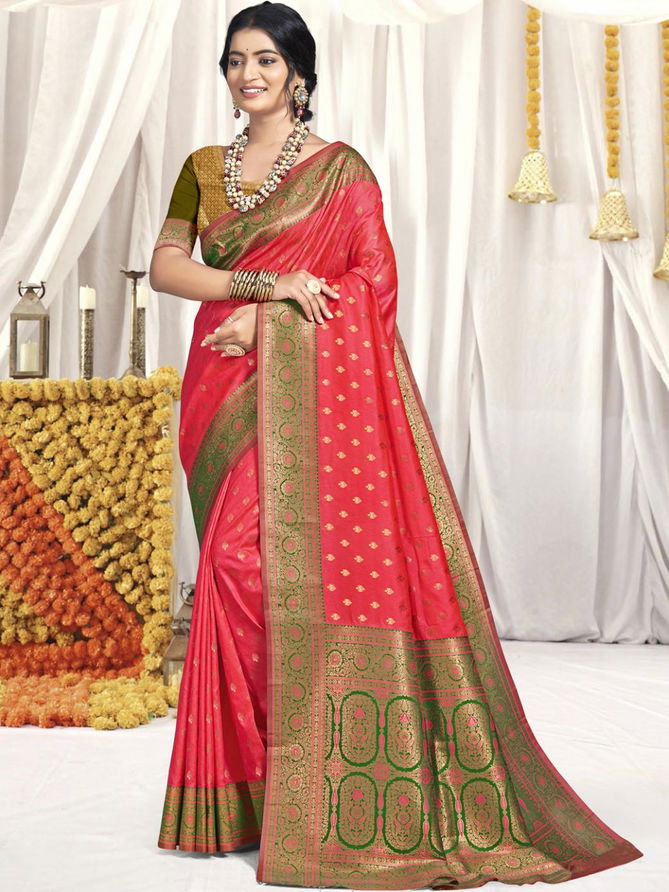 Vindhya By Bunawat Silk Designer Wedding Saree Suppliers In India
